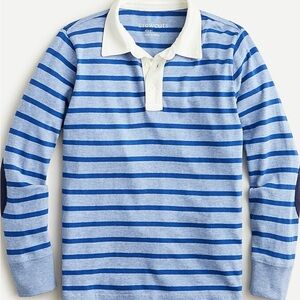NWT Crewcuts Kids Blue Striped Shirt size 6-7Y